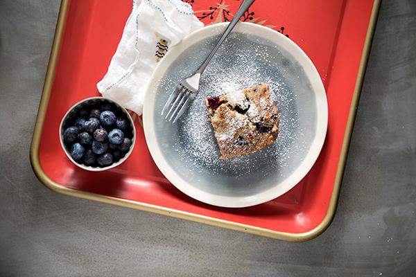Blueberry Oat Squares