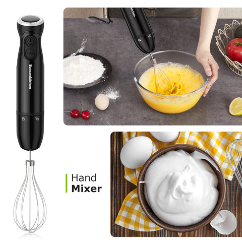 Bonsenkitchen Turbo 12 Speed Immersion Hand Blender