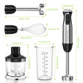 Bonsenkitchen Stainless Steel Immersion Hand Blender