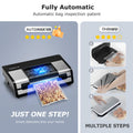 Full Automatic Food Vacuum sealer, Built-in Cutter and Bag Storage with 2 Rolls Bags