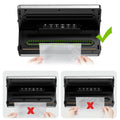Bonsenkitchen Vacuum Sealer, Stainless Steel Powerful Food Sealer with 5 Modes, Built-in Cutter and Bag Storage