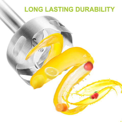 Bonsenkitchen HB8003  9-Speed 5 in 1 Stainless Steel Electric Handheld Blender