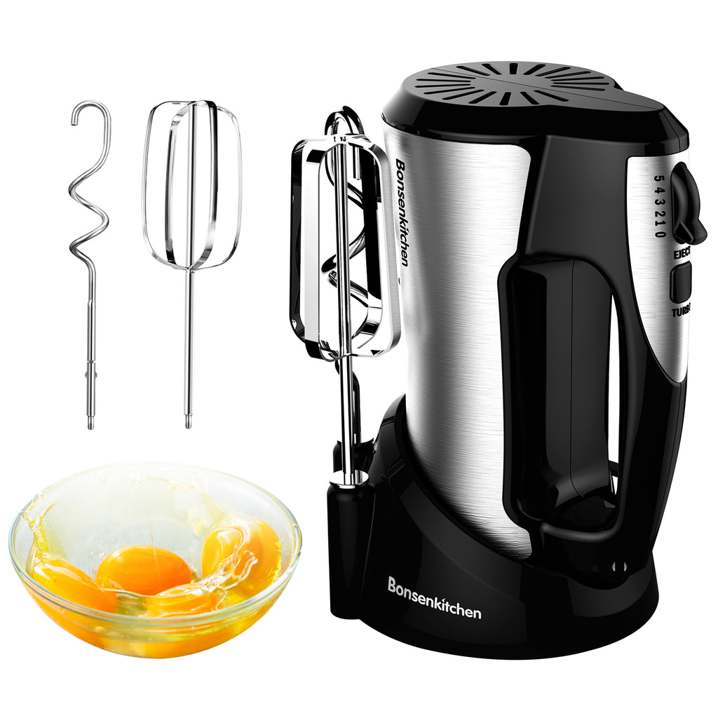 Bonsenkitchen HB8002 5-Speed 4 in 1 Hand Mixer