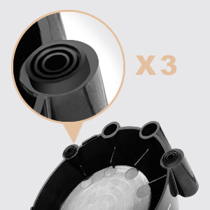 Bonsenkitchen HB8002 5-Speed 4 in 1 Hand Mixer