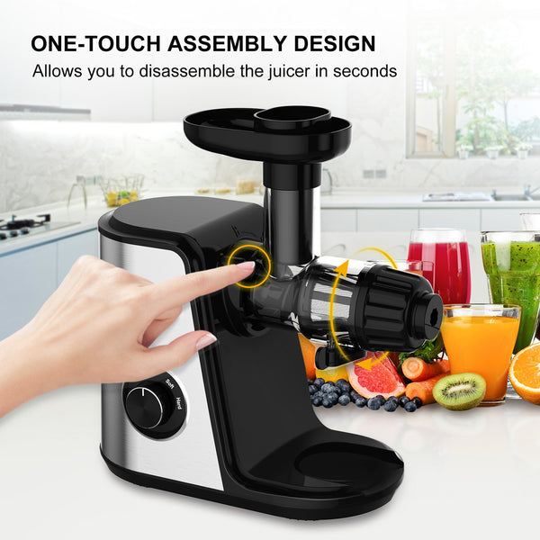 Bonsenkitchen Slow Masticating Juicer Extractor - Bonsenkitchen