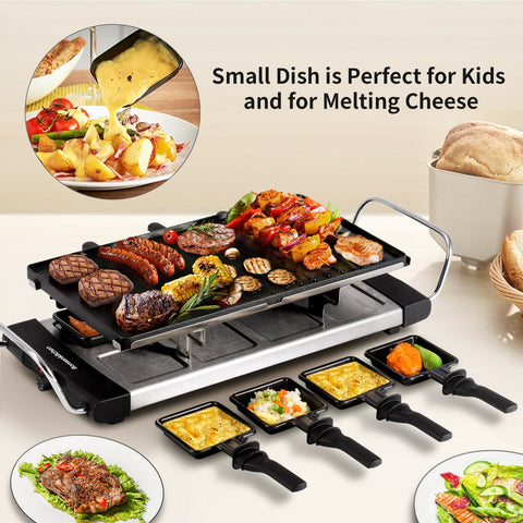 Bonsenkitchen Party Griddle Smokeless Indoor Electric Grill